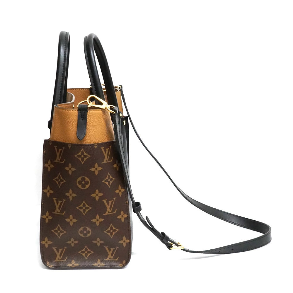 Louis Vuitton Black Side Monogram My On Brown